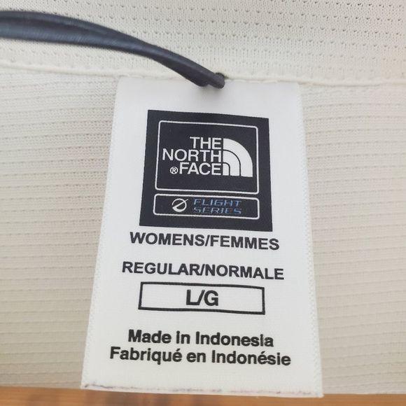 North Face Flight Series Womens White & Gray Light Windbreaker Jacket Size Large - Picture 5 of 9